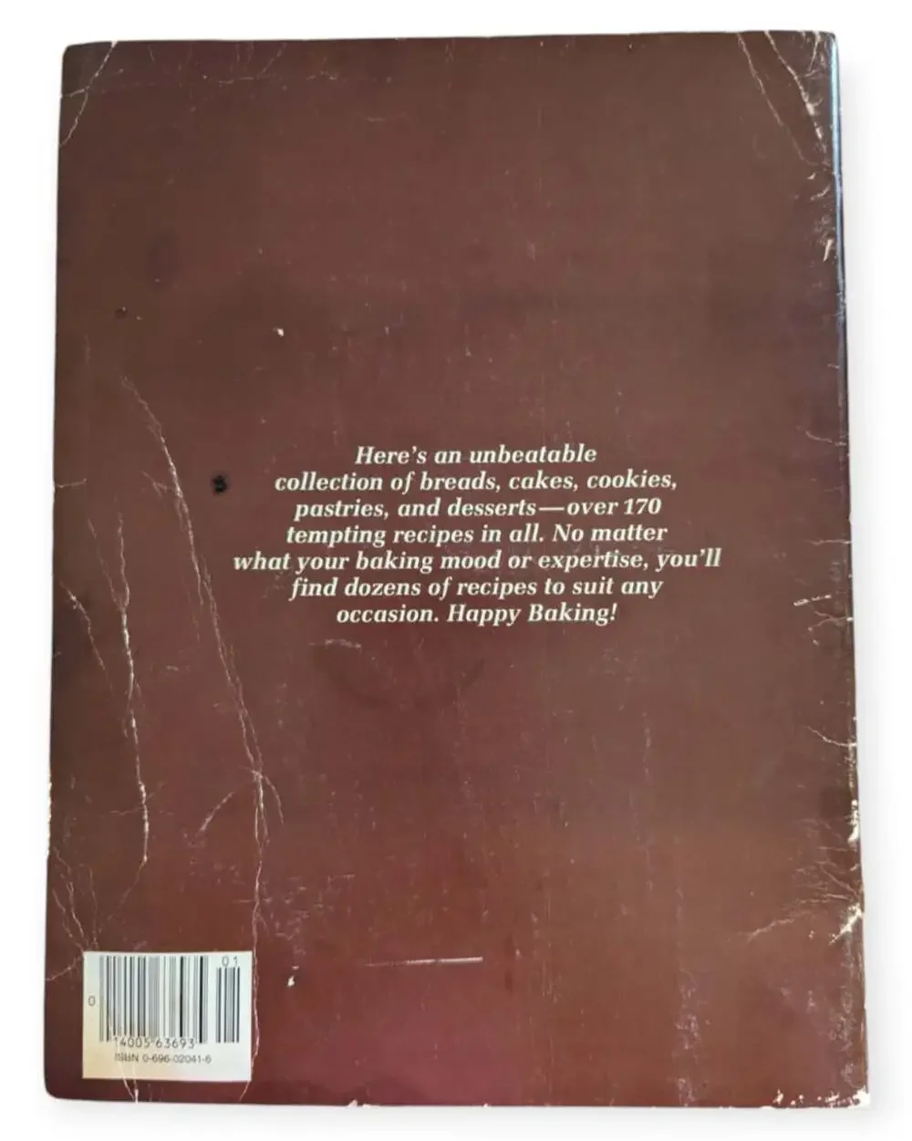 Treasury of Baking Recipes Paperback Copyright 1986